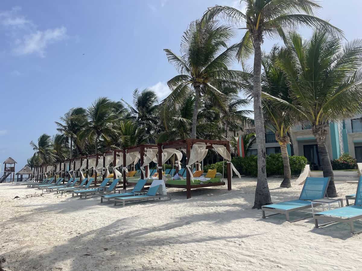 beach at the Margaritaville Island Reserve Riviera Cancu