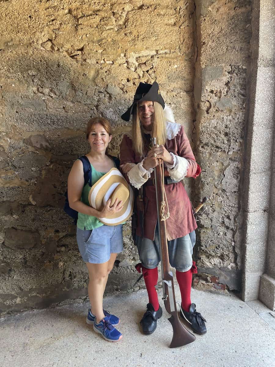  rangers at the Castillo de San Marcos