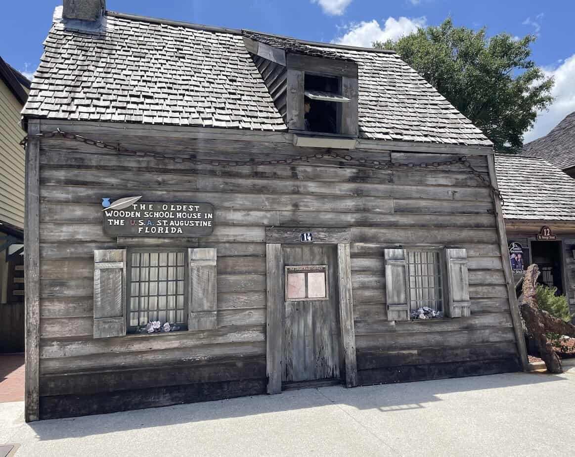 Oldest Wooden Schoolhouse in St Augustine 