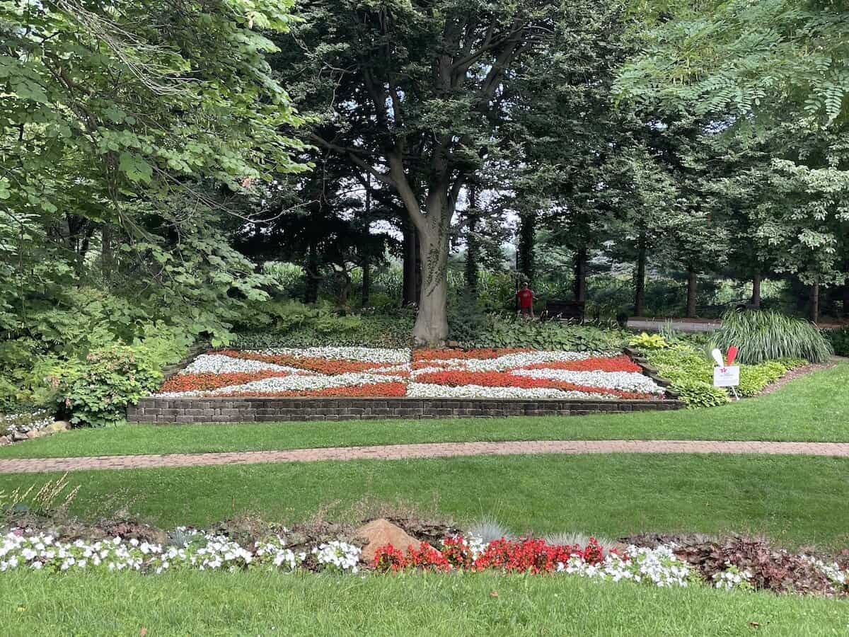 Quilt garden in Indiana