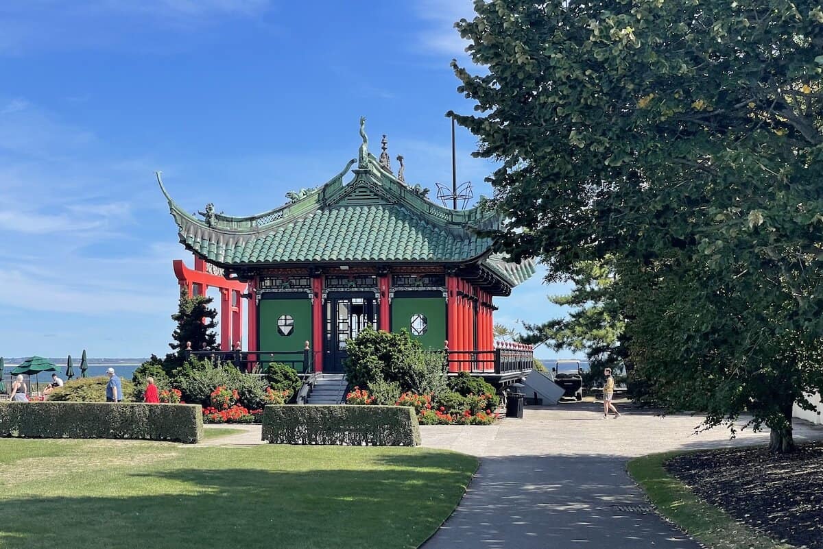 Chinese Tea House at the Marble House.