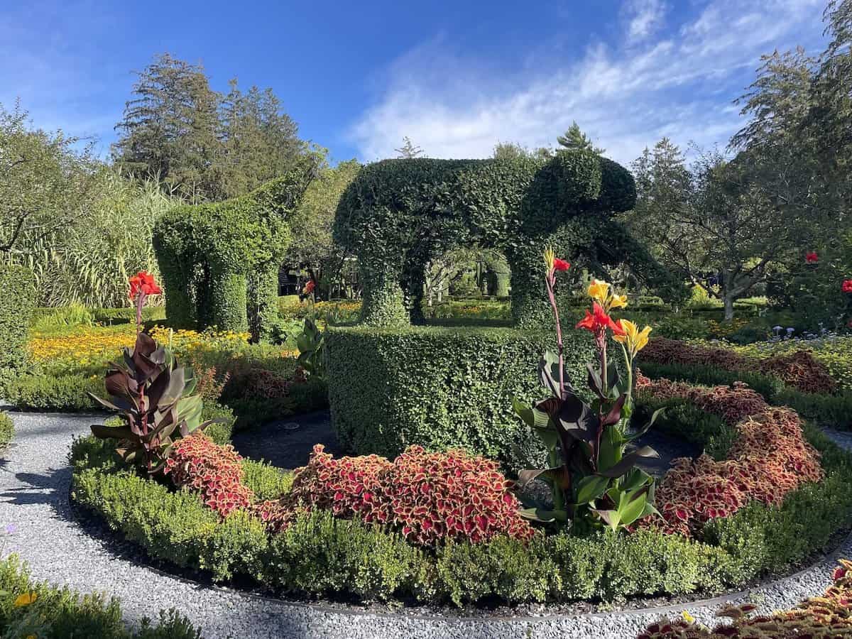 Green Animals Topiary Garden, near Newport, RI.