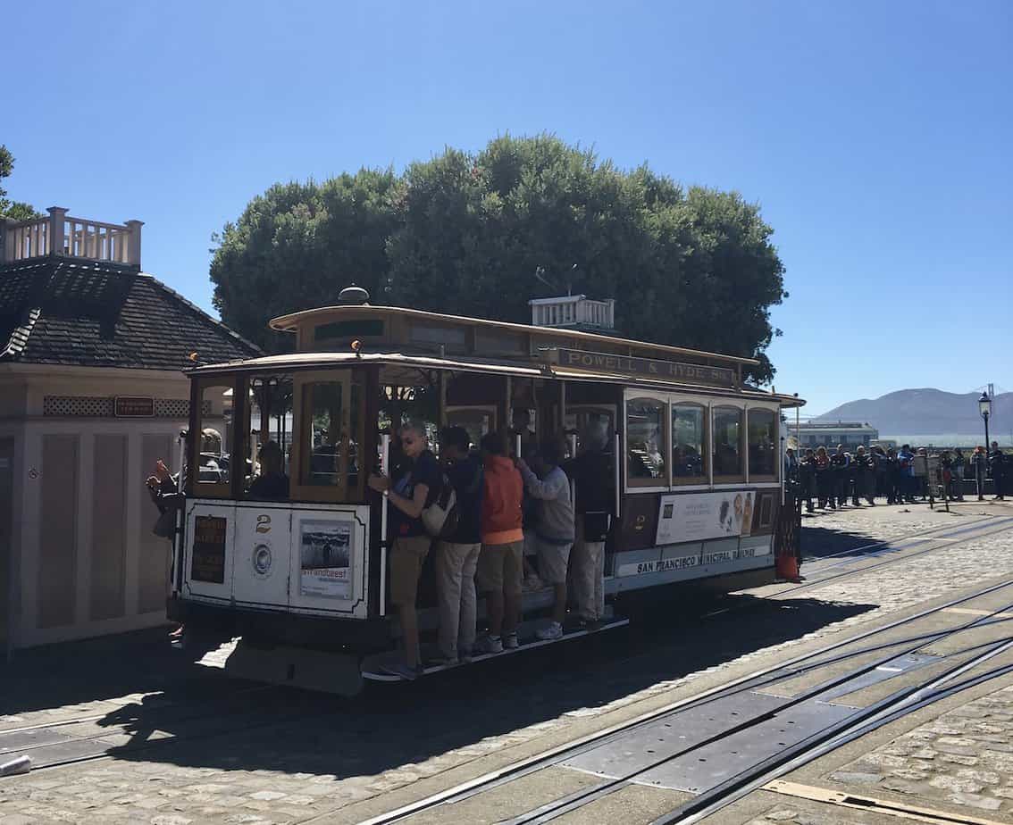 A San Francisco Cable Car.