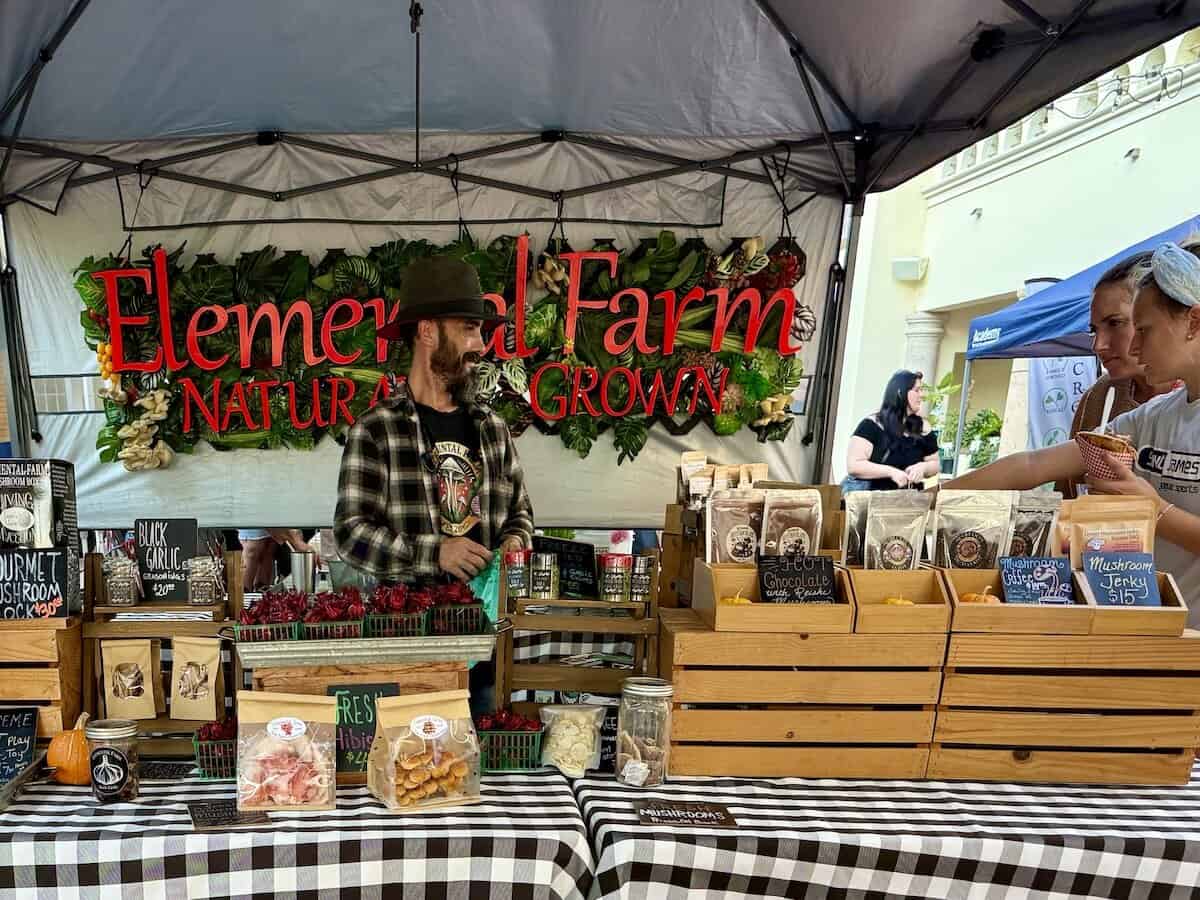 Vendor at Grow Local Farmers' Market