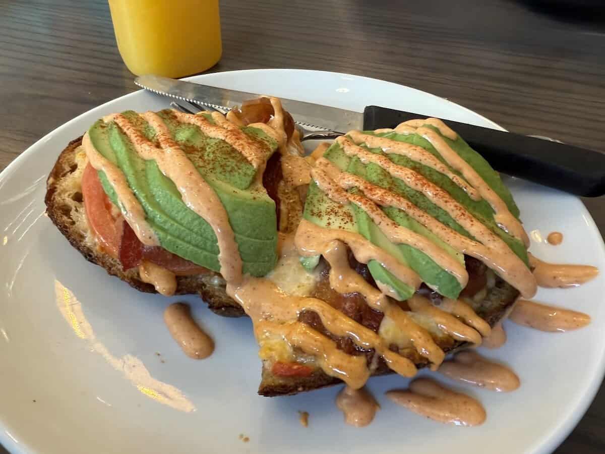 Water Street Central Kitchen Avocado Toast
