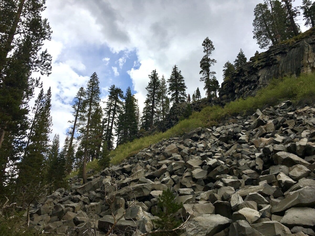 Devil Postpile National Monument in California.