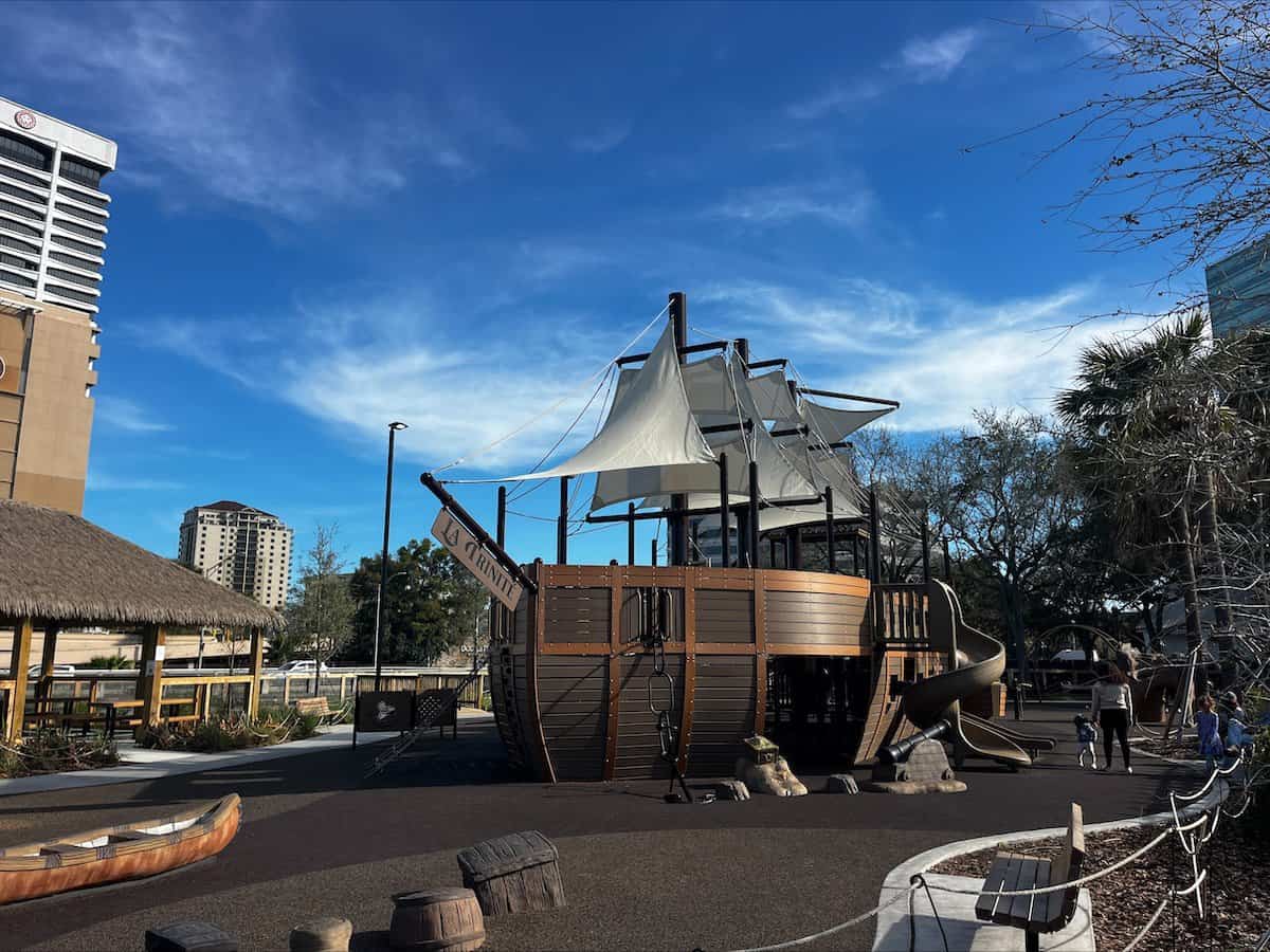 The newly opened Pirate Playground in Jacksonville FL