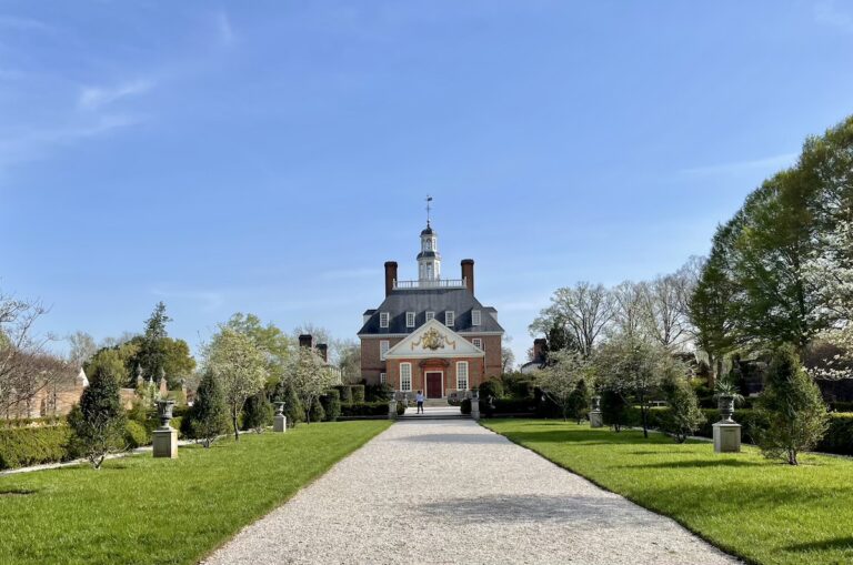 The Governors Palace in Colonial Williamsburg.