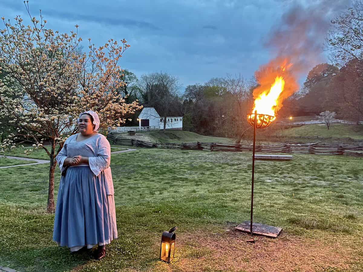 Haunted Williamsburg tour.