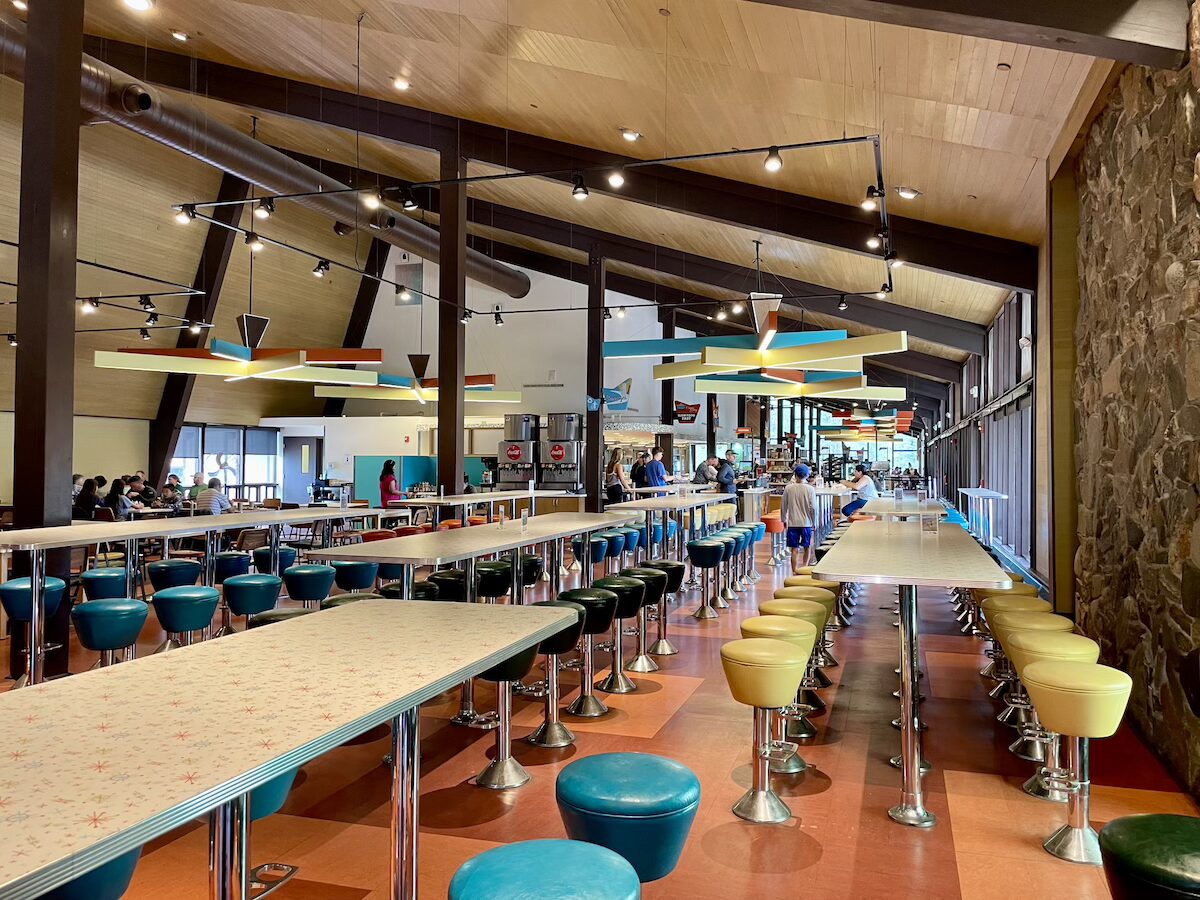 Interior of Canyon Eatery at Yellowstone NP 