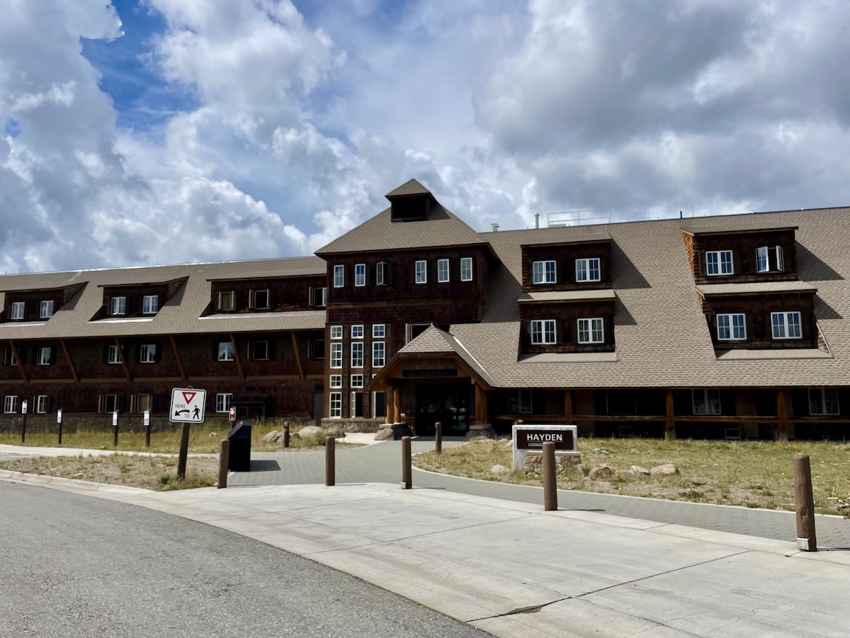 the exterior of the Canyon Lodge