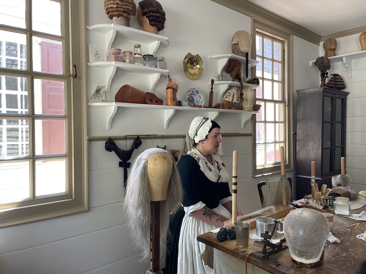 Wigmaker explains her craft.